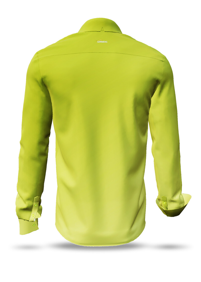 GRADIENT LIME - Gelbgrnes Hemd - GERMENS