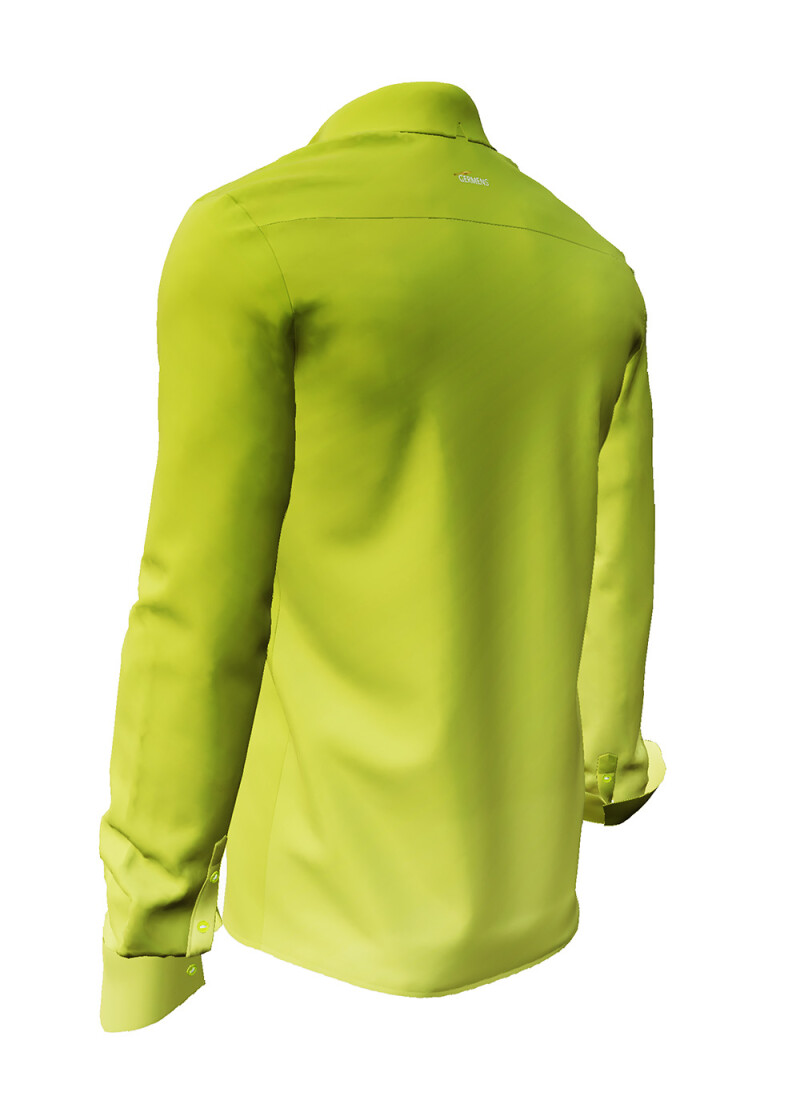 GRADIENT LIME - Gelbgrnes Hemd - GERMENS