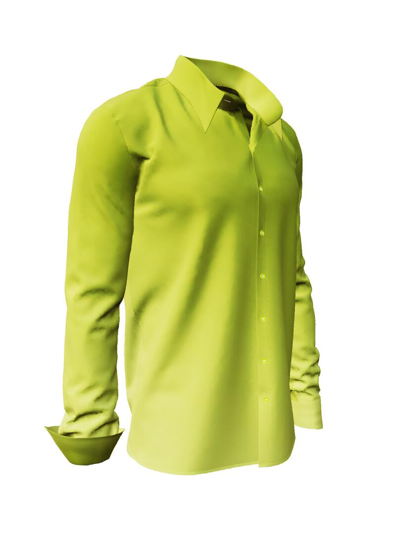 GRADIENT LIME - Gelbgrnes Hemd - GERMENS