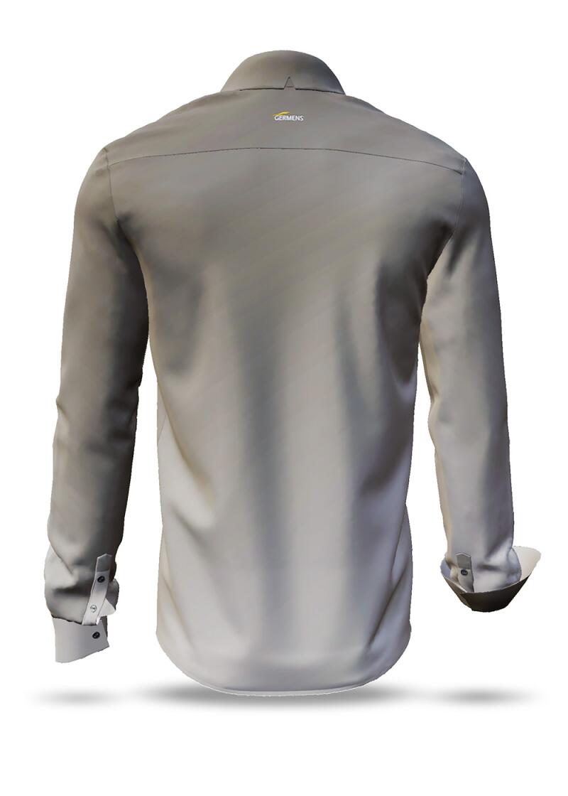 GRADIENT STONE - grey shirt - GERMENS