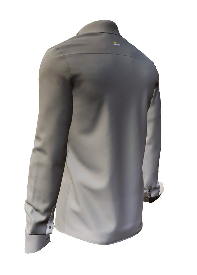 GRADIENT STONE - grey shirt - GERMENS
