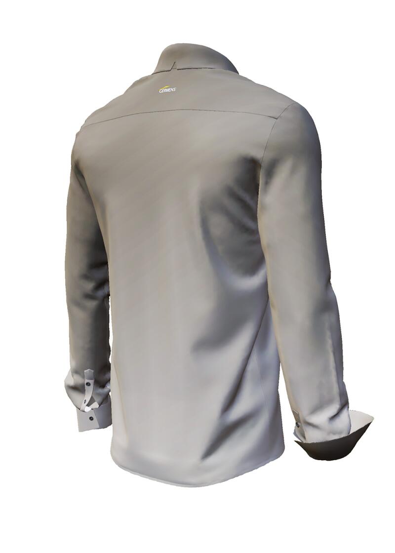 GRADIENT STONE - grey shirt - GERMENS