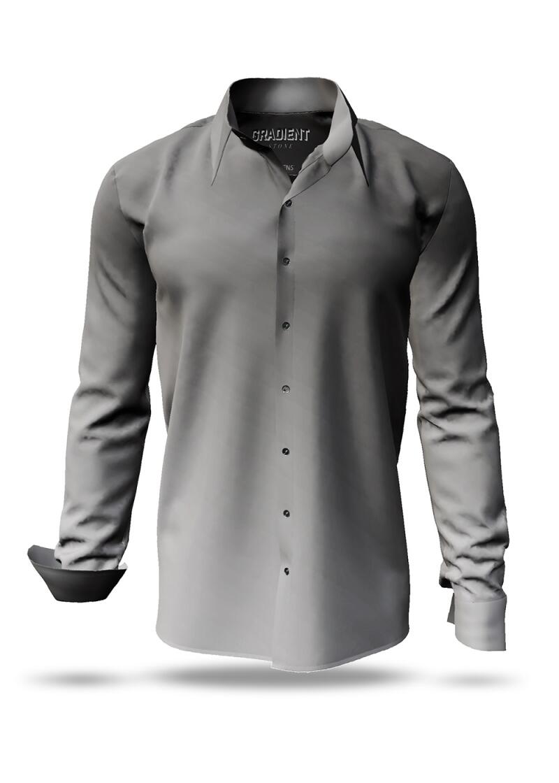 GRADIENT STONE - grey shirt - GERMENS