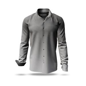 Discover Button Up Shirt GRADIENT STONE - 100 % cotton