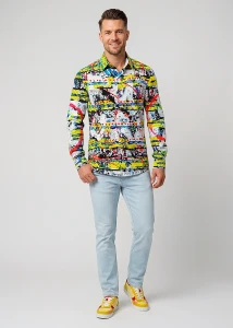 Discover colorful button up shirts for men DREI...