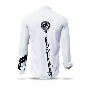 HARA - Black and white long sleeve shirt - GERMENS...