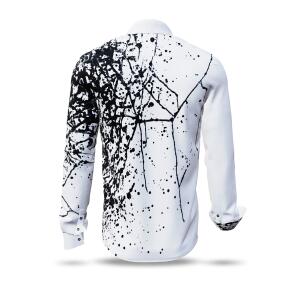 SCHWARMABWEICHLER WEISS - Black and white long sleeve...