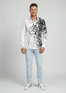 Entdecke bunte Hemden Herren SCHWARMABWEICHLER WEISS -...