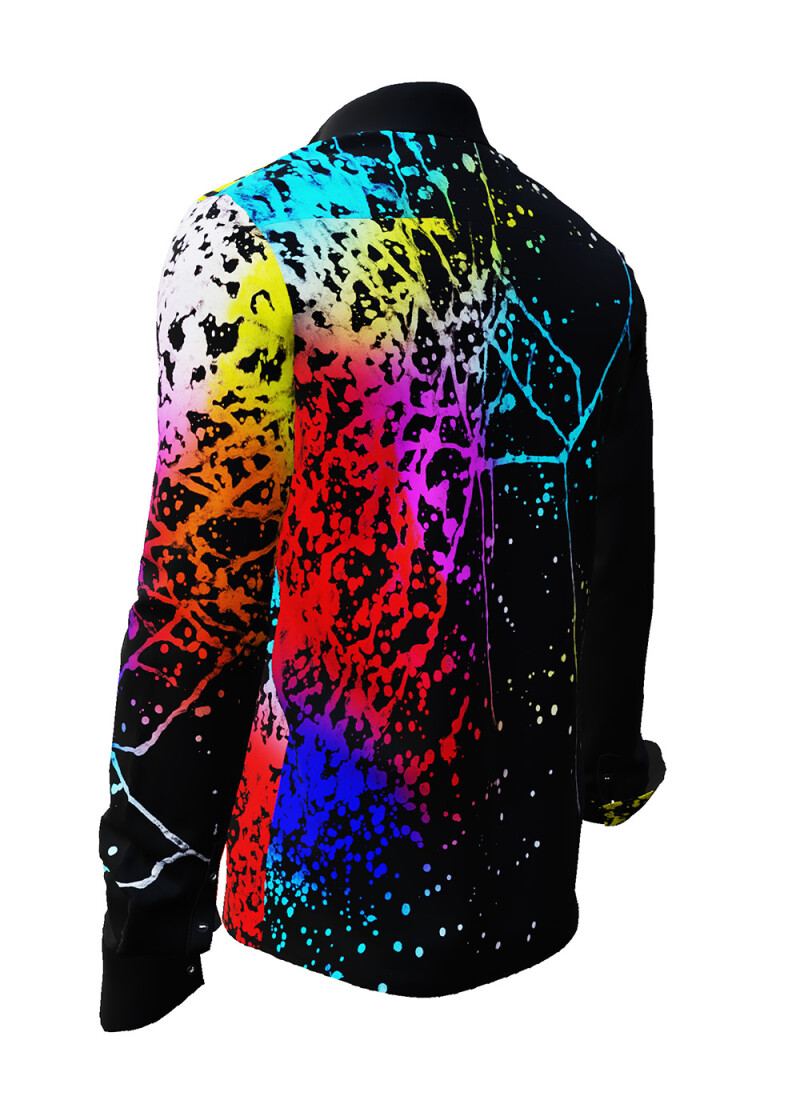 SCHWARMABWEICHLER ULTRA - Black colorful long sleeve shirt - GERMENS