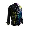 SCHWARMABWEICHLER ULTRA - Black colorful long sleeve shirt - GERMENS artfashion - Unique long sleeve shirt designed by artists - Made in Germany