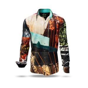 NEW YORK FACTORY - Earth Color Long Sleeve Shirt -...