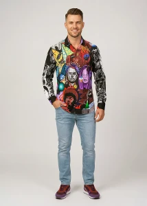 Discover colorful button up shirts for men CONTRA BANNED...