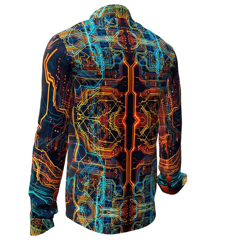 HACKER - Computer long sleeve shirt - GERMENS artfashion - Unique long sleeve shirt designed by artists - Made in Germany