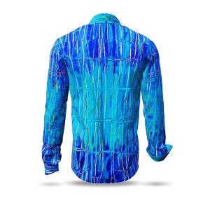 BLUENET - Blue long sleeve shirt - GERMENS artfashion -...