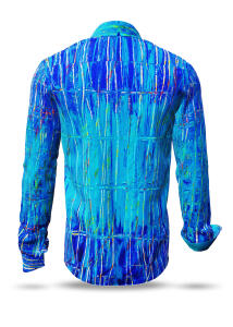 Entdecke bunte Hemden Herren BLUENET - 100 % Baumwolle