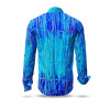 BLUENET - Blue long sleeve shirt - GERMENS artfashion - Special long sleeve shirt in small limitation - Made in Germany