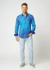 Discover colorful button up shirts for men BLUENET - 100% cotton
