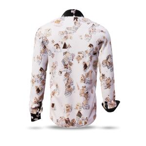 Discover Button Up Shirt HOUSES - 100 % cotton