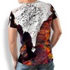 Unique T-shirts for men - FIRE & ICE - 100% cotton - GERMENS artfashion - Sizes S to 5XL