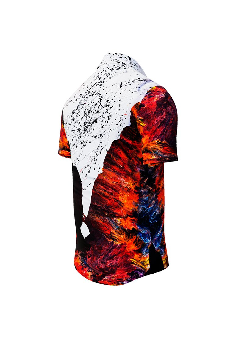 FIRE & ICE - Multicolor short sleeve shirt - GERMENS