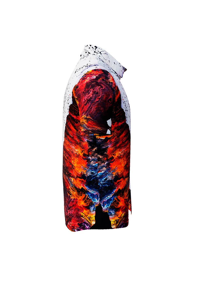 FIRE & ICE - Multicolor short sleeve shirt - GERMENS