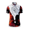Summer shirt for men FIRE & ICE - 100% cotton - 10 sizes from XS to 6XL - exceptional design - finest workmanship - fabrics made in Germany - limited edition and exclusive