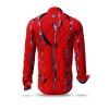 RED FELS - Red long sleeve shirt - GERMENS artfashion - Special long sleeve shirt in small limitation - Made in Germany