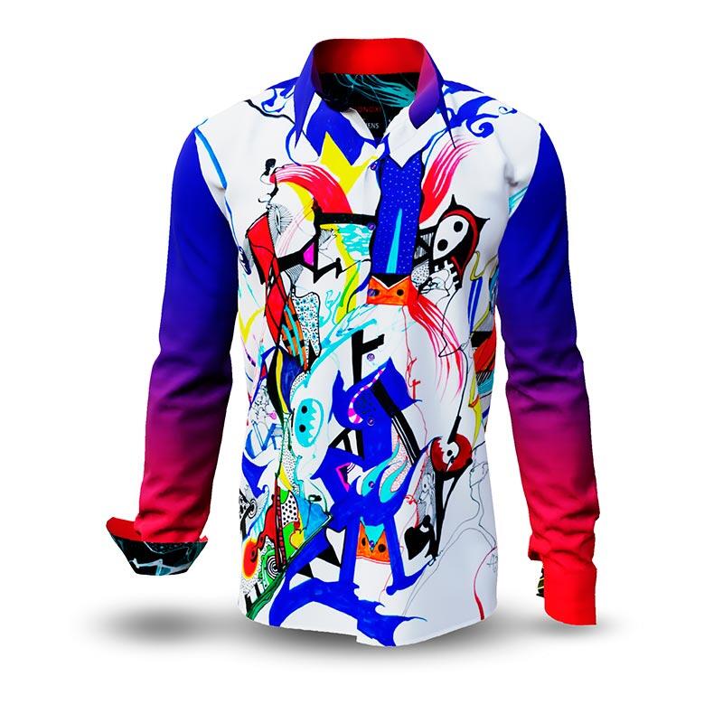 GIONOXI - Cool casual shirt - GERMENS artfashion - Unusual long sleeve shirt in 10 sizes - Made in Germany