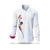 FUNKY - White shirt with artist graphic - GERMENS artfashion - Unusual long sleeve shirt in 10 sizes - Made in Germany