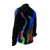 STACHELHAUT NEON - Black red blue shirt - GERMENS