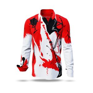 SIEGFRIED - White red black shirt - GERMENS artfashion -...