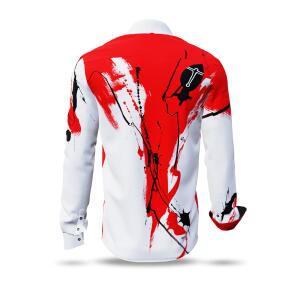 SIEGFRIED - White red black shirt - GERMENS artfashion -...