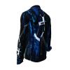 NIGHT NOMAD - Black blue white shirt - GERMENS