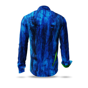 BLUEMAN - Blue shirt with skull - GERMENS artfashion -...