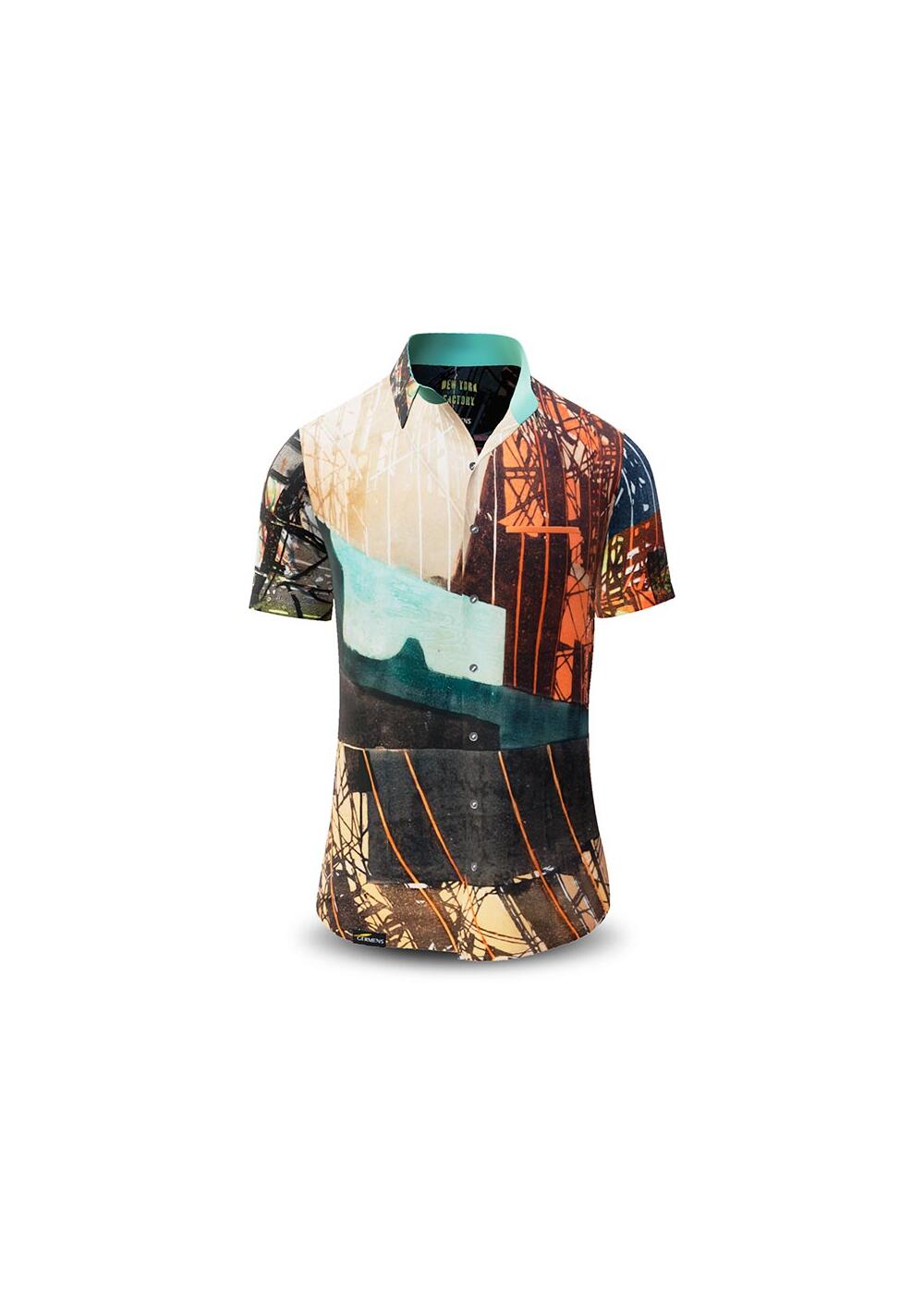 Short sleeve shirt men NEW YORK FACTORY - GERMENS
