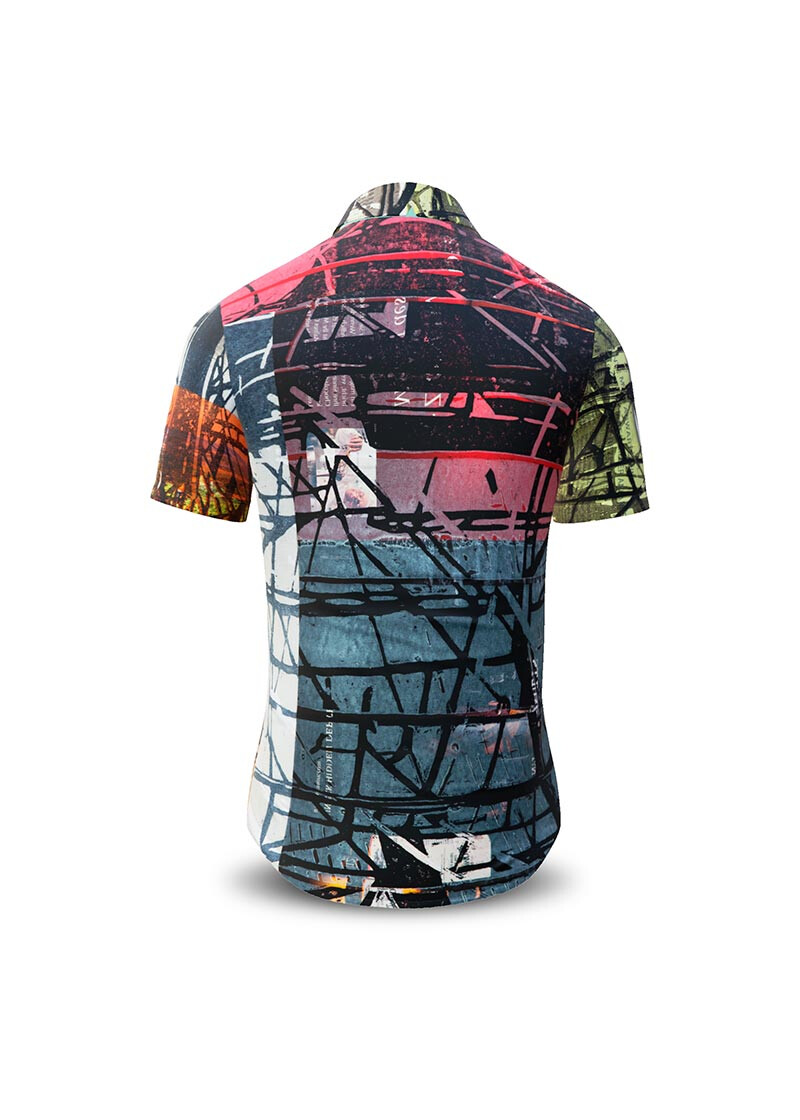 NEW YORK FACTORY - Cool Short Sleeve Shirt - GERMENS artfashion - 100 % cotton - very good fit - artist design - 499 pieces limited - Made in Germany
