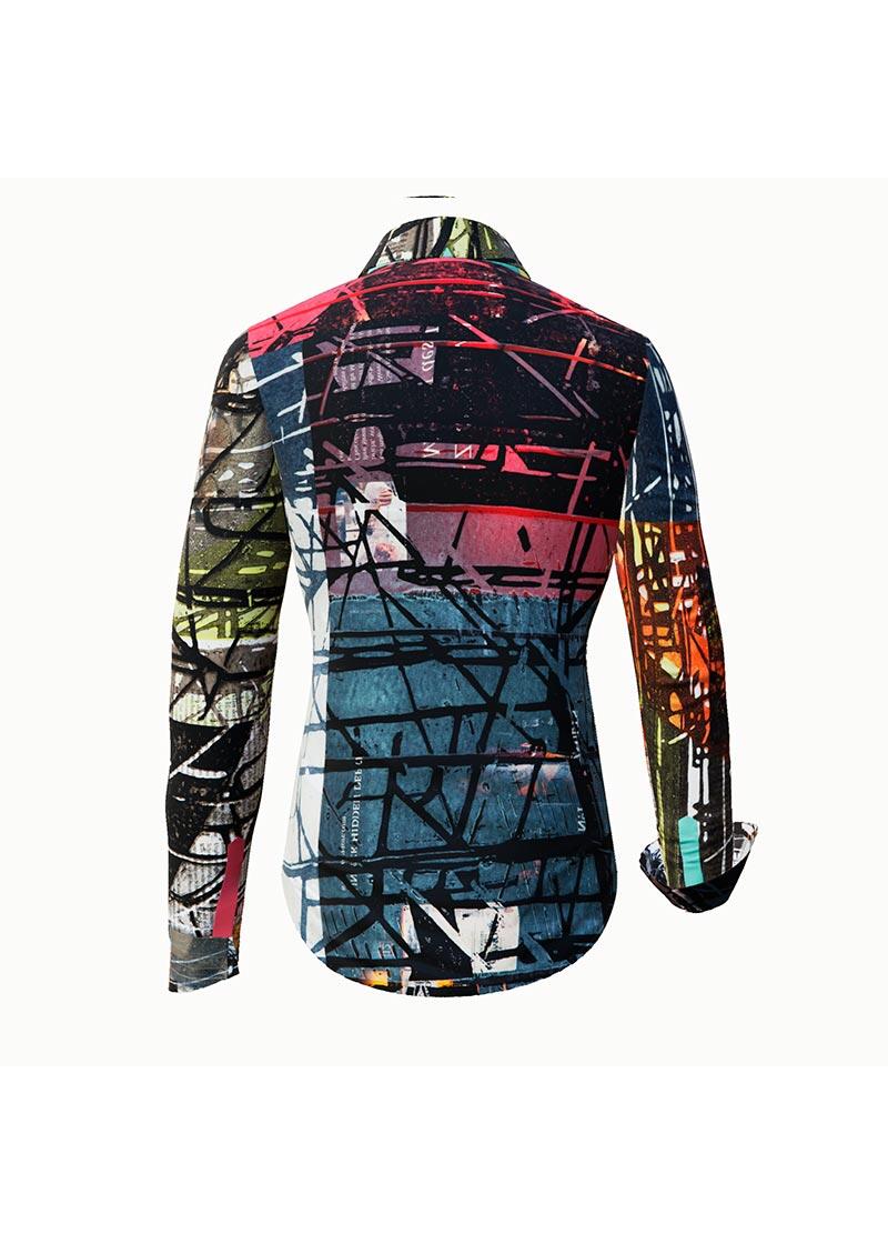 NEW YORK FACTORY - Cool blouse - GERMENS artfashion - 100 % cotton - very good fit - artist design - 99 pieces limited - 6 sizes from XS - XXL - Made in Germany