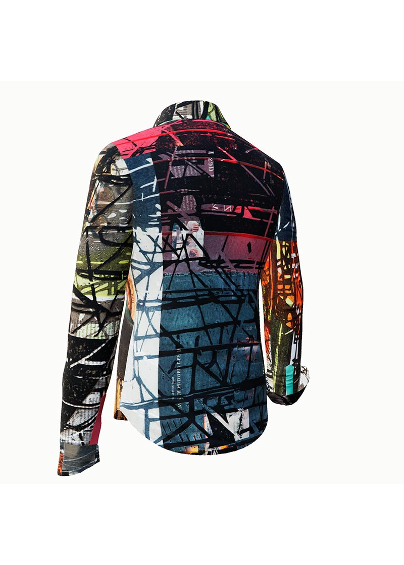 NEW YORK FACTORY - Cool blouse - GERMENS artfashion - 100 % cotton - very good fit - artist design - 99 pieces limited - 6 sizes from XS - XXL - Made in Germany