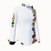 SUMMER RAIN - white Blouse for women by GERMENS artfashion M