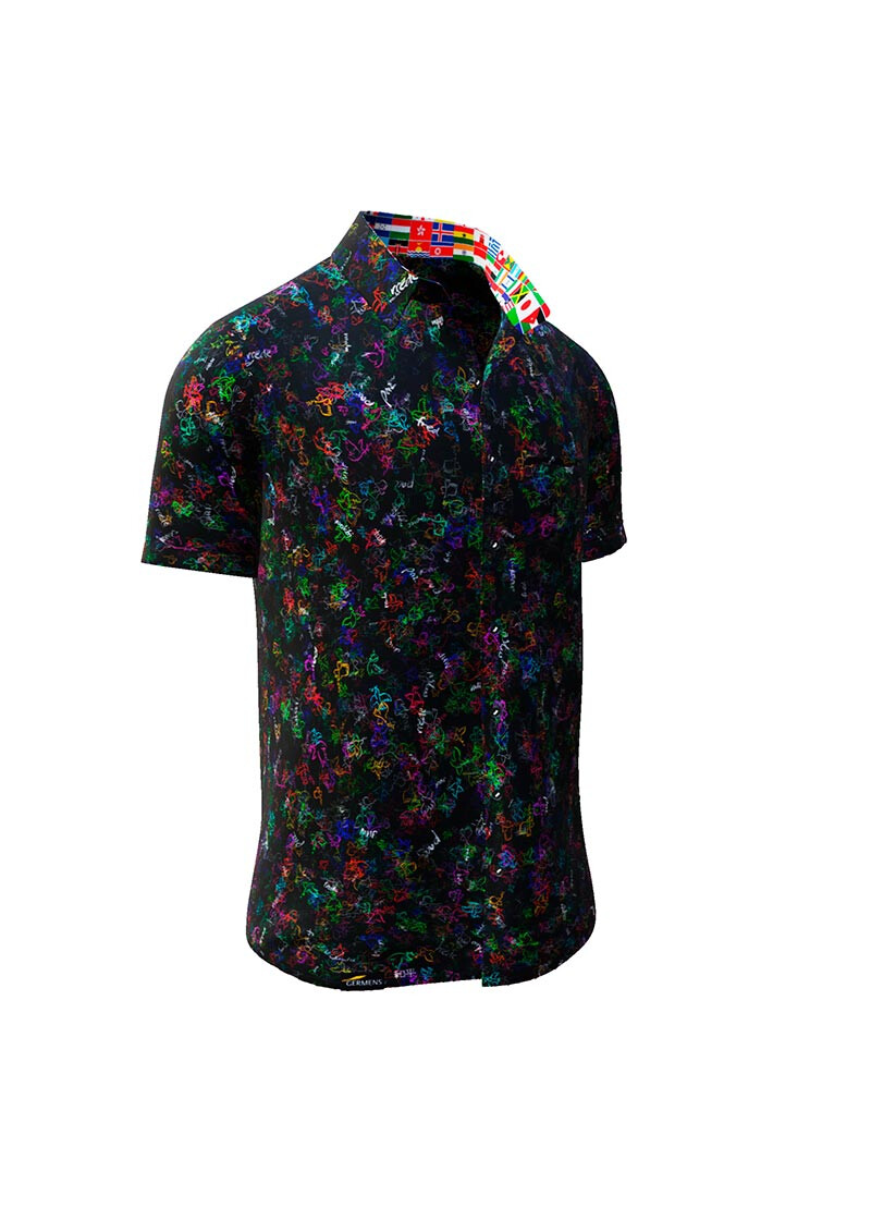 EACE! - Wear short sleeve shirt and help - GERMENS