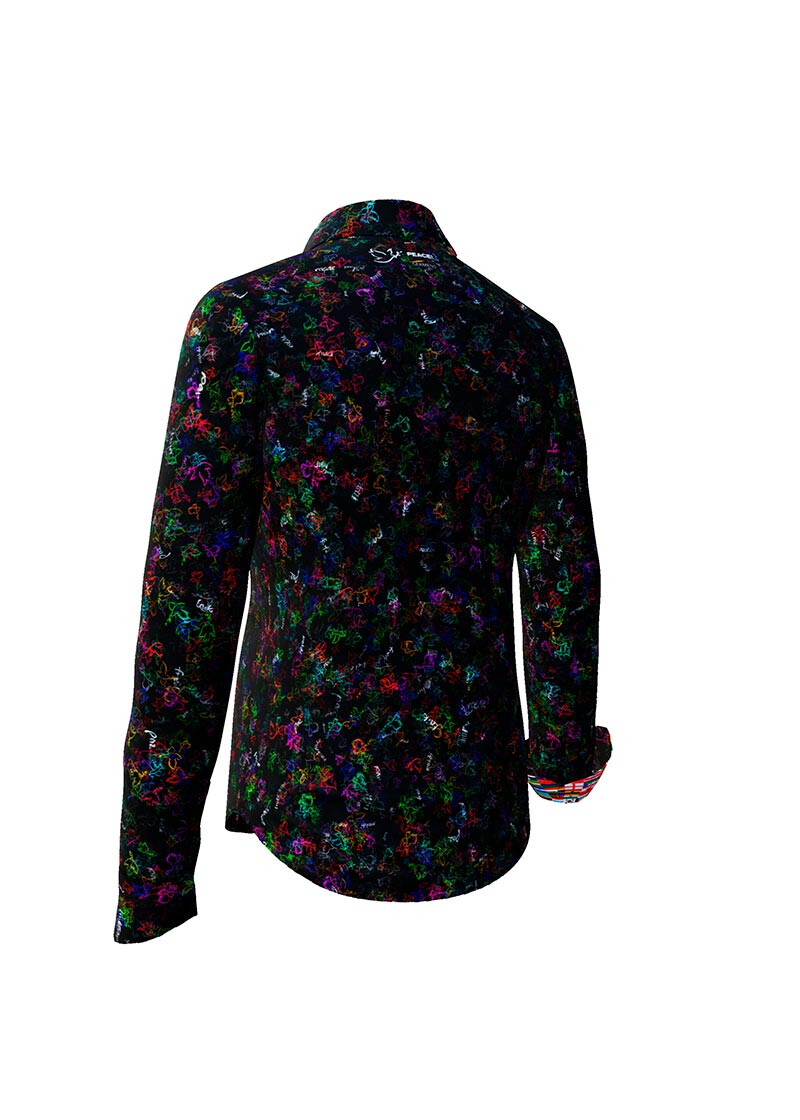 PEACE! - Blouse wear and help - Support the Saxon Refugee Council with the purchase of this GERMENS blouse - 100% Cotton - Made in Germany