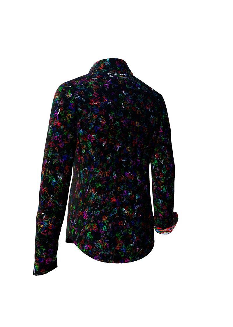 PEACE! - Bluse tragen und helfen - Untersttzen Sie mit dem Kauf dieser GERMENS Bluse den Schsischen Flchtlingsrat - 100 % Baumwolle - Made in Germany