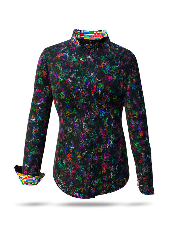 Your statement on peace with the PEACE! blouse by GERMENS