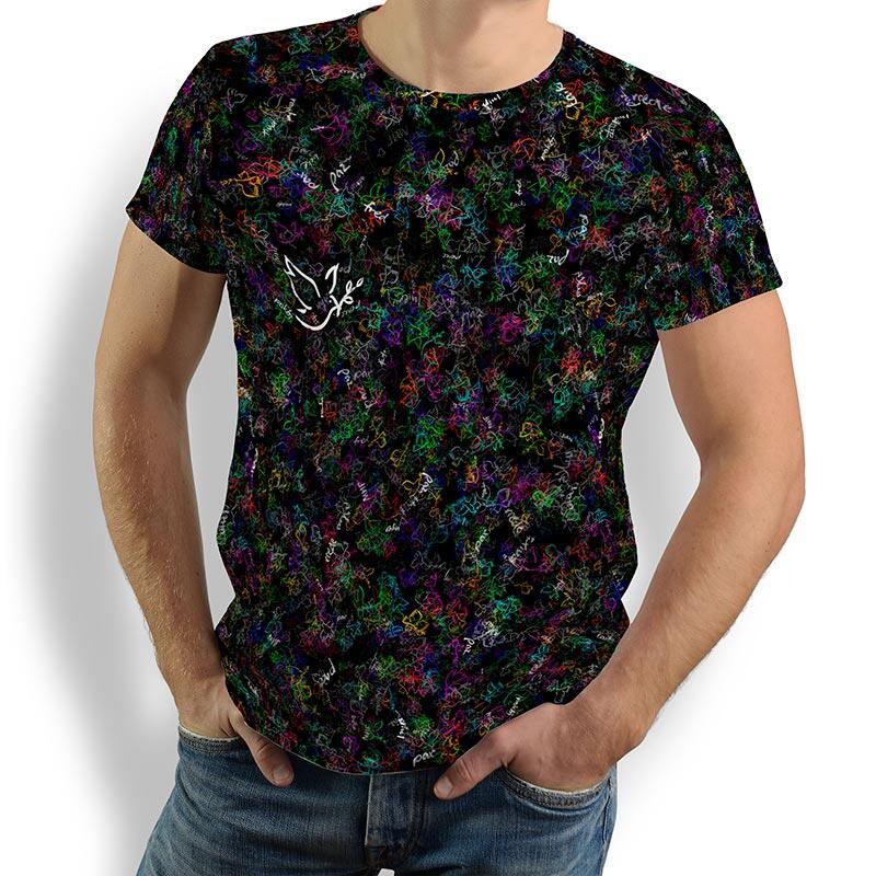 ausgefallene T-Shirts für Männer - PEACE! - 100 % Baumwolle - GERMENS artfashion - Größen S bis 5XL
