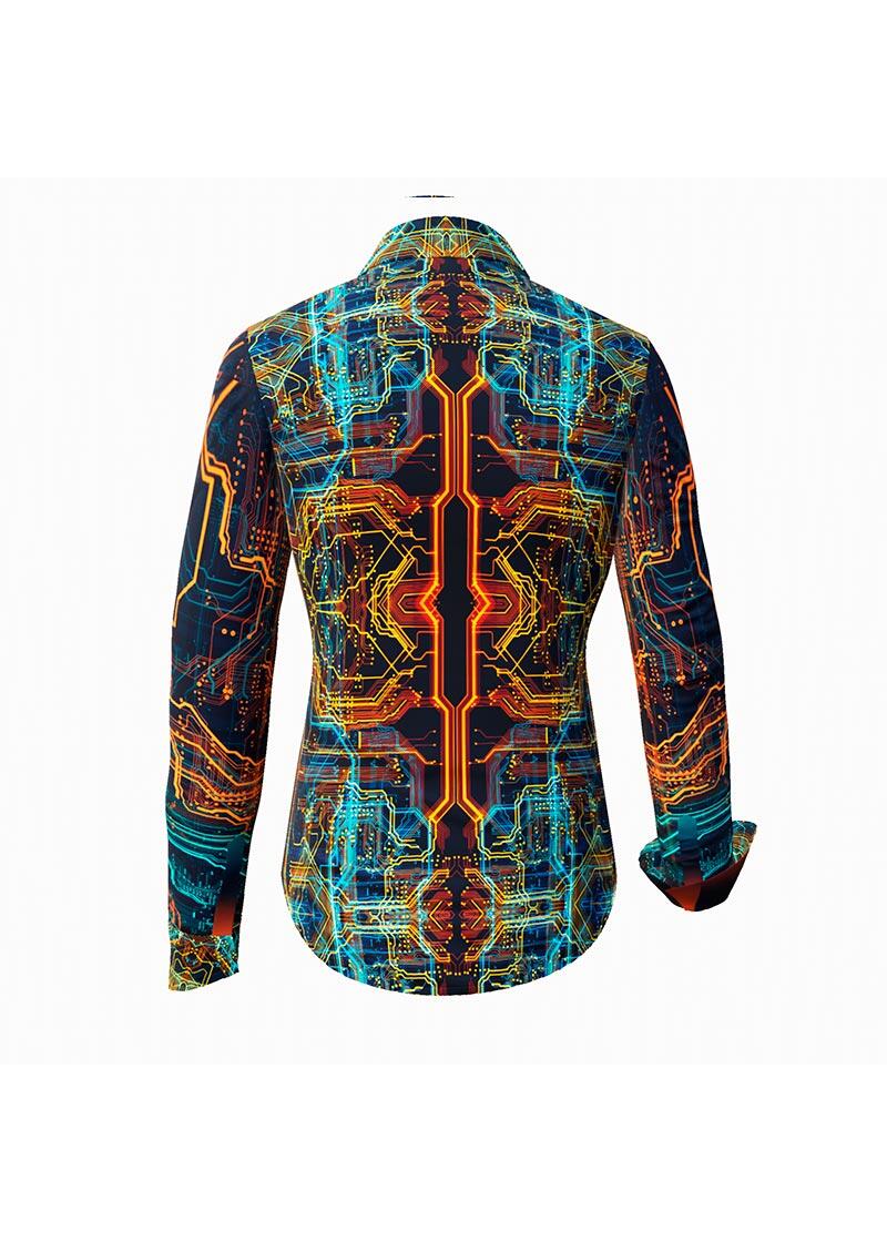 HACKER - Cool dark blouse - GERMENS artfashion - 100 % cotton - very good fit - artist design - 99 pieces limited - 6 sizes from XS - XXL - Made in Germany