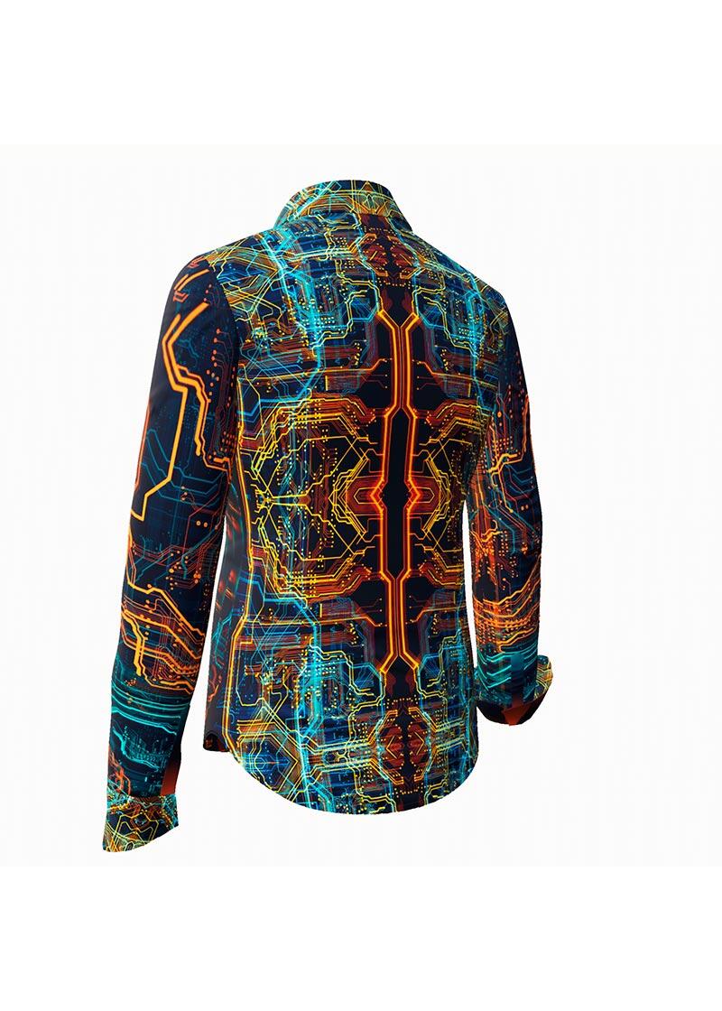 HACKER - Cool dark blouse - GERMENS artfashion - 100 % cotton - very good fit - artist design - 99 pieces limited - 6 sizes from XS - XXL - Made in Germany