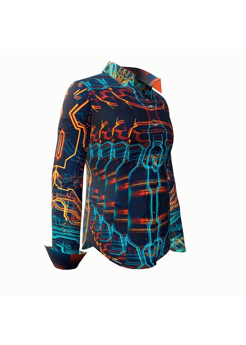 HACKER - Cool dark blouse - GERMENS