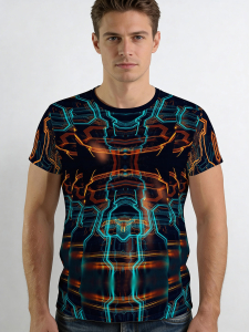 Unique T-shirts for men - HACKER - 100% cotton - GERMENS artfashion - Sizes S to 5XL