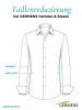 Waist reduction – blouses, shirts and T-shirts