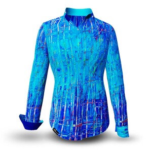 ausgefallene Damenbluse für Damen - BLUENET - 100 %...